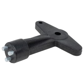 FINAO AUTOPARTS® - Wheel Trim Anti-Theft for Renault and Vauxhall Black Chrome Plastic Spoke Clip F87 S