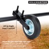 HILLMASTER 6 Inch Gate Wheel Gate Caster Kit with 1-5/8"