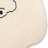 Car Back Support Cute Cartoon Style Skin Friendly Berber Fleece