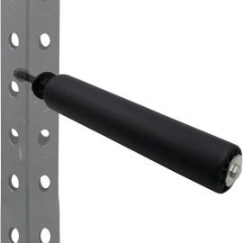 Single Leg Squat Roller for Squat Rack Power Rack Attachments, Bulgarian Split Squat for Workout Equipment Home Gym AccessoriesColor: Black, Size: for 18mm hole