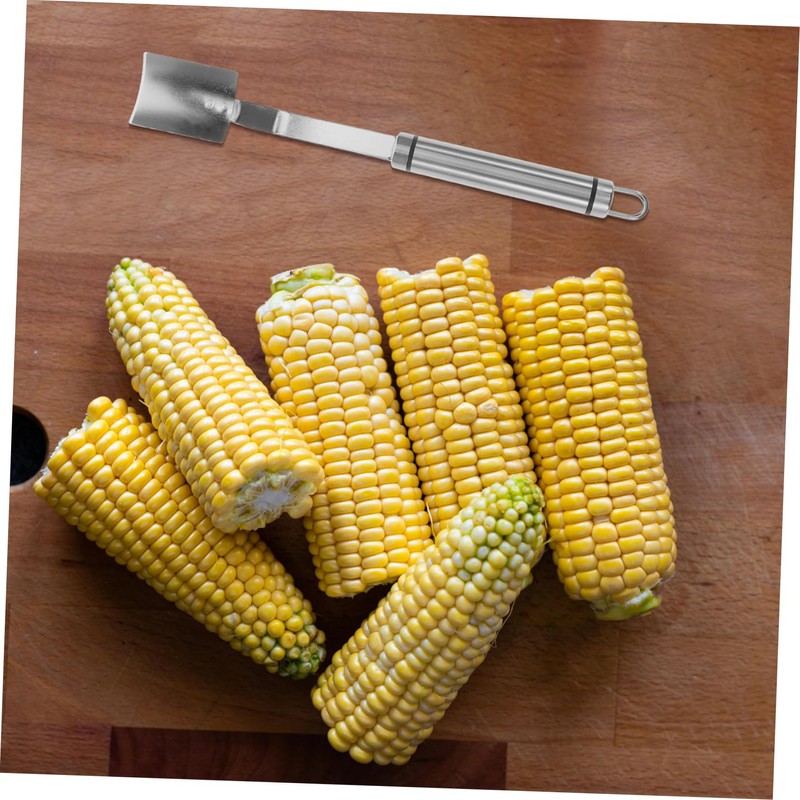 iplusmile Stainless Steel Corn Peeler Tool Easy Clean Corn Remover