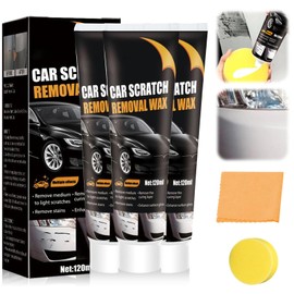 Hengrongshen 3er-Pack Reparaturpaste für Autolackkratzer, Car Scratch Remover, Lack Kratzer Entferner Beseitigt Kratzer, Schrammen und Farbspuren aus Glanz und Metallic Lacken