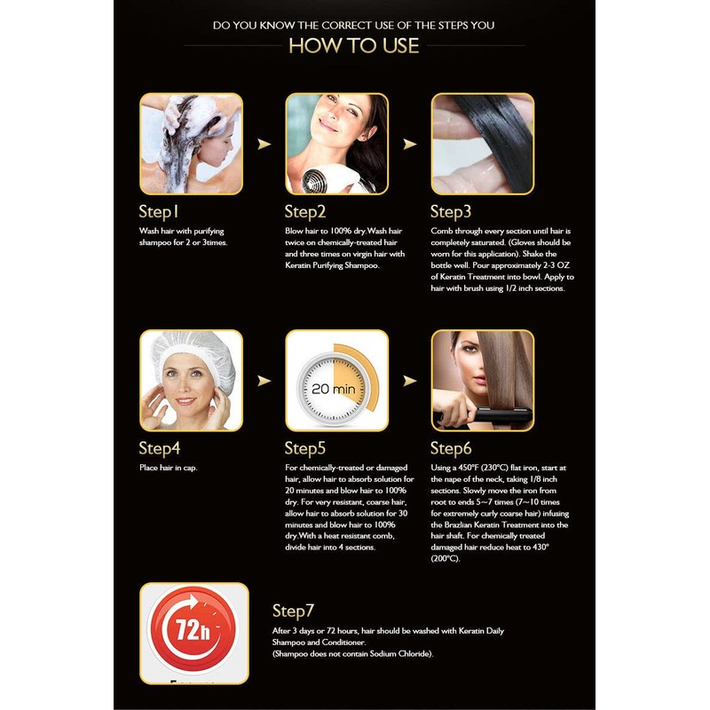 Brazilian Keratin Treatment (Vanilla)