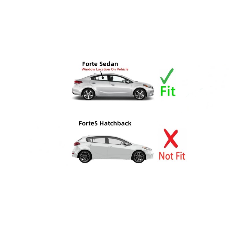 NAGD Fits 2014-2018 Kia Forte 4 Dr Sedan Passenger Right