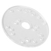 Router Universal Base Plate Acrylic with Centering Pin Screws for
