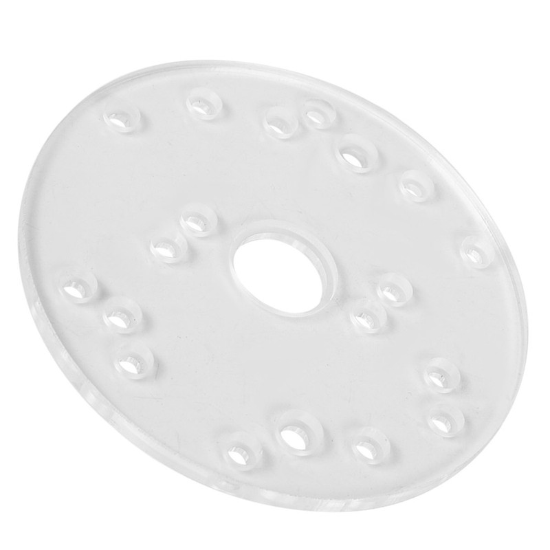 Router Universal Base Plate Acrylic with Centering Pin Screws for