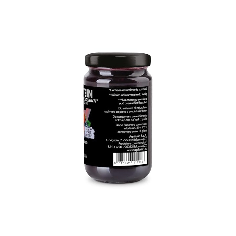 Agrisicilia +Protein Confettura di Frutti di Bosco fonte di proteine