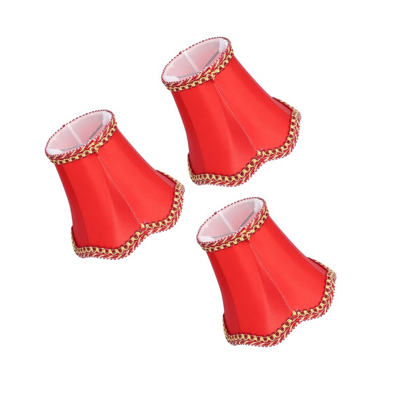 3Pcs E14 Fabric Lamp Shade Modern ClipOn Lampshade for Home