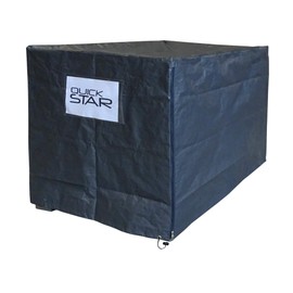 QUICK STAR Grid Box Cover 125 x 85 x 87 cm Grey PE Fabric Film Protective Cover Tarpaulin Dust Protection Shipping Bag
