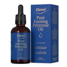 Efamol High Strength Pure Evening Primrose Oil 60 ml Omega 6 Fatty Acids GLA + Vitamin E - 115mg GLA - Dropper