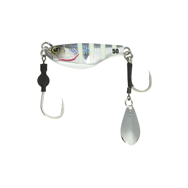 JACKALL Metal Jig Big Bugger Byte Beans 60g Glow Stripe