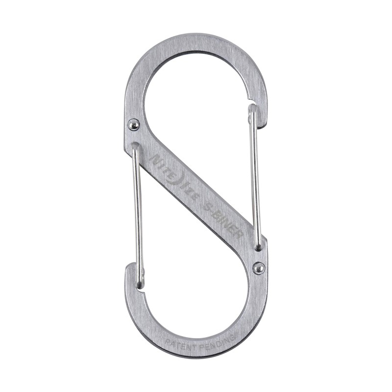 NITEIZE SB4-03-11 Stainless Steel Carabiner #4 Silver