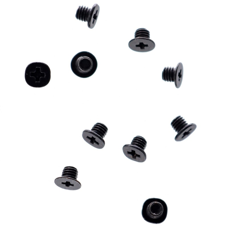 Deal4GO 10-Pack M3 x 3 mm Phillips Flat-Head Screw Replacement