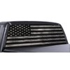 FGD Brand Truck Rear Window Wrap Black & White Distressed