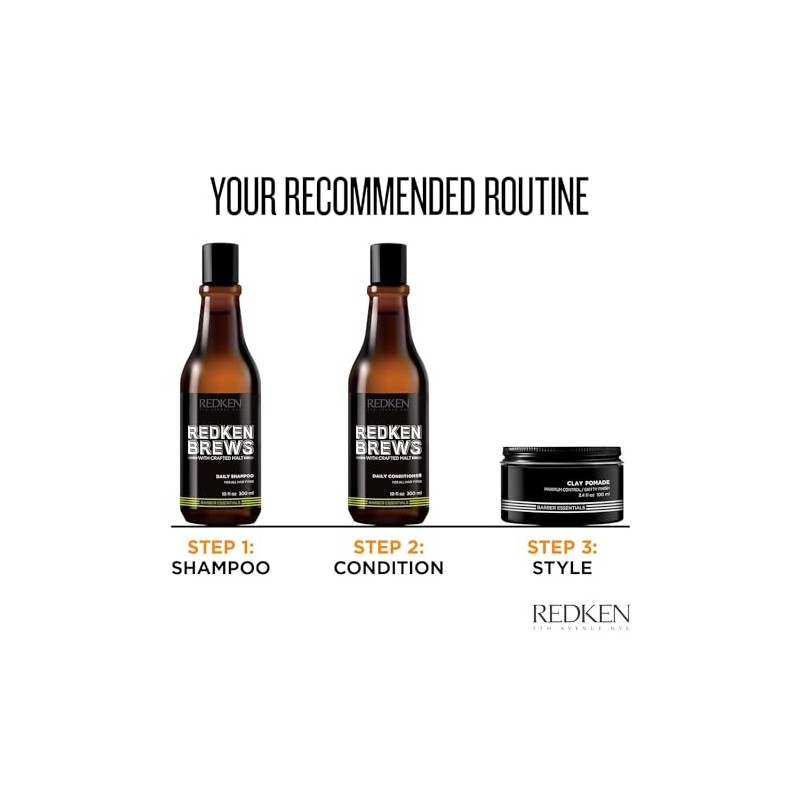 Champú diario Redken Brews, 33.8 fl. oz