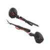 Pair Motorcycle Turn Signal Light with Grill Cover 3 Wires