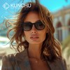 kunchu Polarized Sunglasses Womens Trendy Classic Retro Womens Sunglasses Men