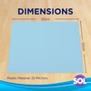 SOL 3pk Blue Table Cloths Party | 121 x 121cm