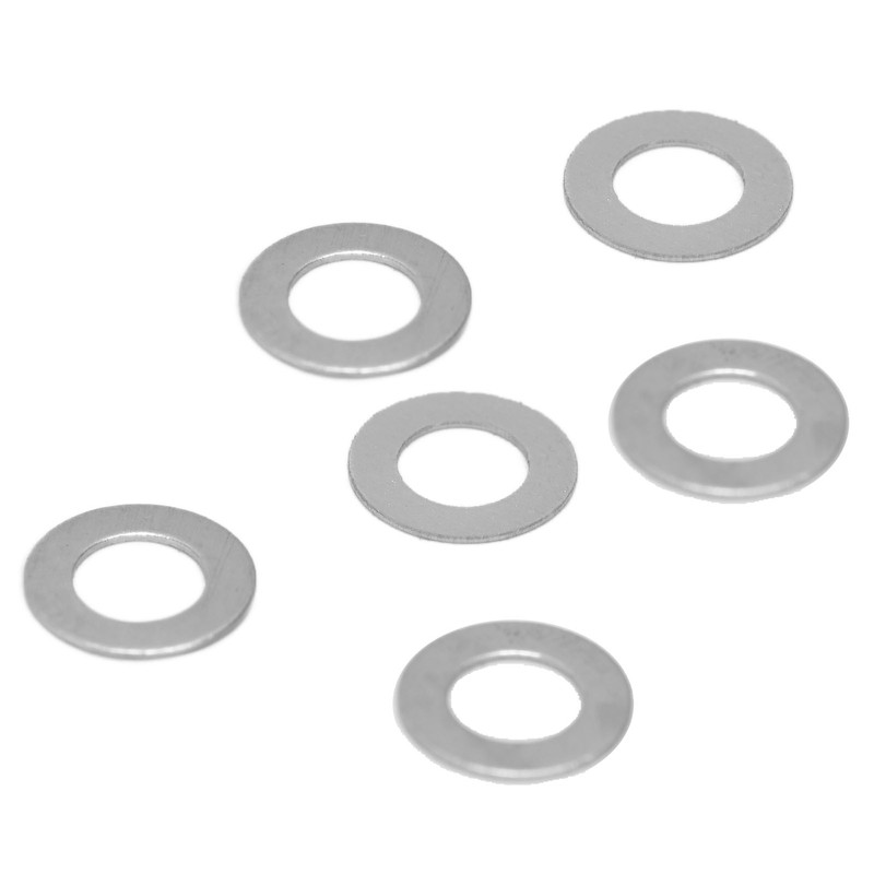 120Pcs Washer Flat Stainless Steel 4mm ID 7mm OD Accessory