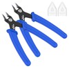 VCELINK Side Cutters Small GJ706BL Electronic Wire Cutter Angled Precision