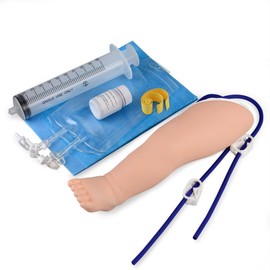 Ultrassist Pediatric IV Leg Kit, Pediatric IV and Phlebotomy Practice Kit for IV Training, Venipuncture Skills, Injection Practice, Clinical Nursing Training