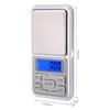 Pocket Gram Scale, 500g 0.1g Portable Food Travel Kitchen Small