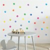 Wajade 60 PCS Colorful Dots Wall Stickers Round Circle Wall