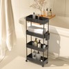 Pipishell Slim Storage Cart with Wheels - Bathroom Cart Organizer