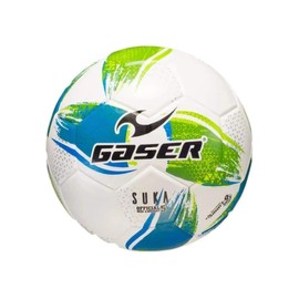 Gaser Balon de Futbol Soccer # 5 Laminado PVC suka Azul Verde