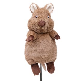Lilizzhoumax Driver/Fairway Wood Head Cover - Brown, Quokka Cute Animals Golf Club Head Cover, Golf Driver Headcover Funny - Fits Driver/Fairway Wood Golf Clubs Golfer Gift for Men