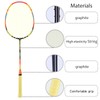 YPyroblaze Graphite Badminton Racket Set - 4 Pre-Strung 6U Super
