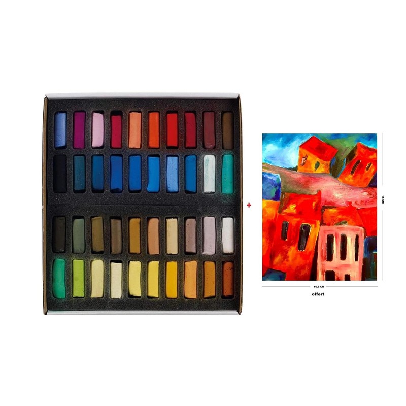 Sennelier Set of dry pastels 40 semi-pastel soft pastel ecu