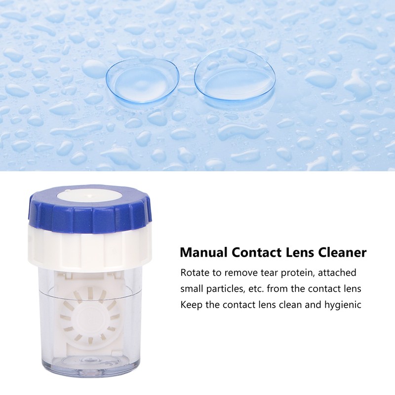10pcs Manual Contact Lens Cleaner Professional Portable Contact Lens Washer