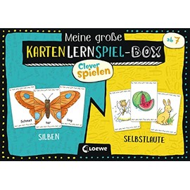 Clever Spielen - Meine große KartenLernSpiel-Box - Syllables/Selbstlaute: Card Game for Learning to Read for Children from 7 Years