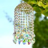 Crystal Chandelier Wind Chimes Suncatcher Pendant, Aurora Light Catcher for