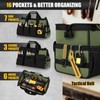 UUP 18-Inch Large Tool Bag, 16-Pocket Portable Tool Box Organizer