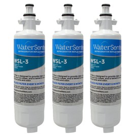 WaterSentinel WSL-3 Refrigerator Replacement Filter: Fits LG LT700P Filterss (3-Pack)