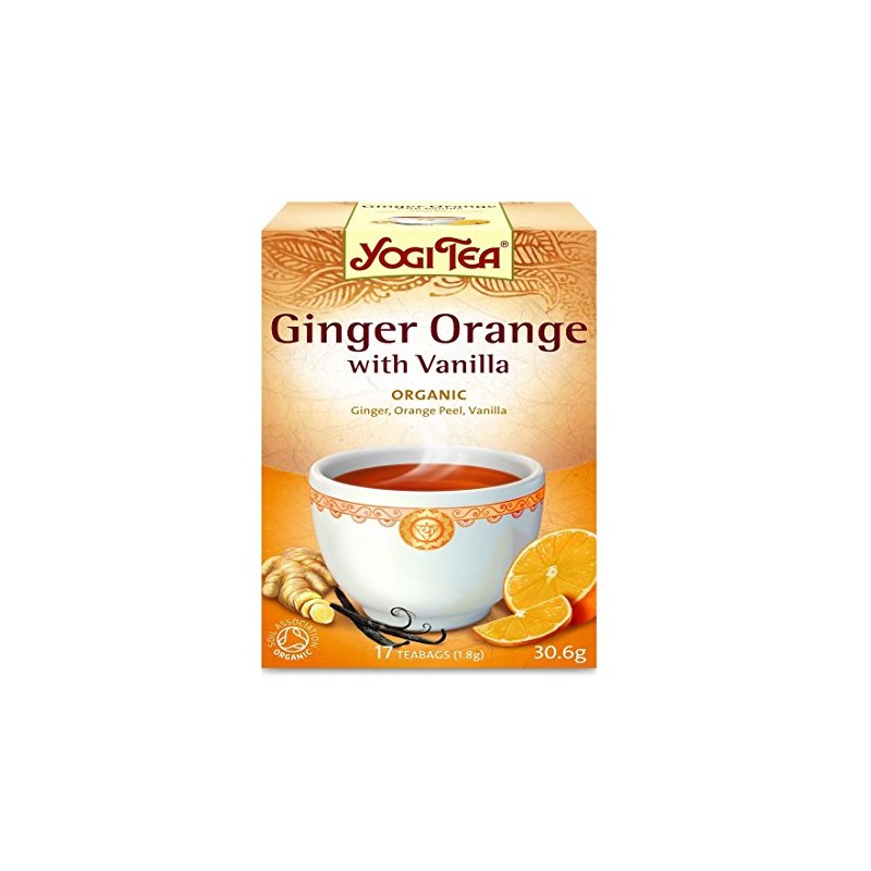 Yogi Tea | Ginger Orange & Vanilla | 5 x