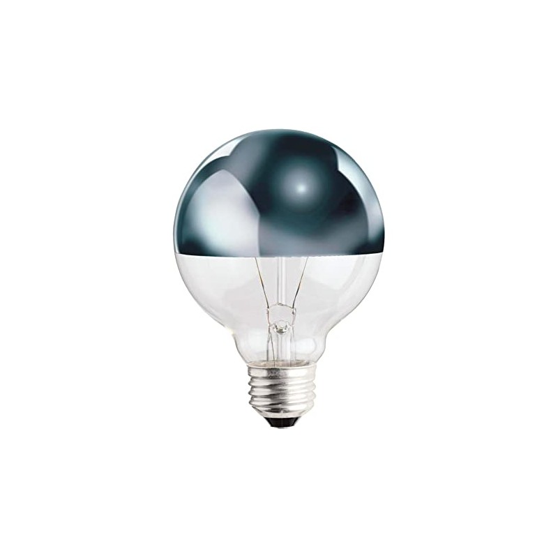 BULB GLBE 1/2 CHROME 60W