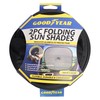 Goodyear 2pc Folding Sun Shade Universal fit for most cars,