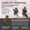 LEGEND Compression Tactical Socks | Warm Weather Mid-Calf Boot Socks