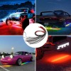 KEEPDSGN 6 PCS RGB Underglow LED Turn Signal Light Strips