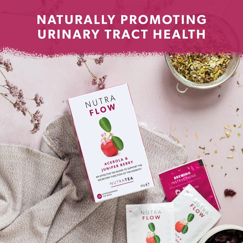 NUTRAFLOW Herbal Tea Blend – Includes Horsetail, Yarrow & Goldenseal