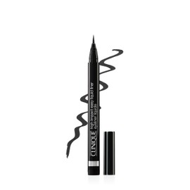 Clinique High Impact Easy Liquid Eyeliner | Waterproof, Long Lasting, Smudge Resistant + Safe For Sensitive Eyes, Black, 1 Count