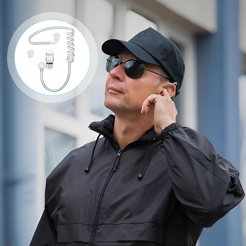 Earphones Sound Tube for Radios, Sound Tube Ear Insert, Bi-directional