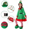 Ishua 13 pcs Women Christmas Elf Costume, Christmas Adult Elf