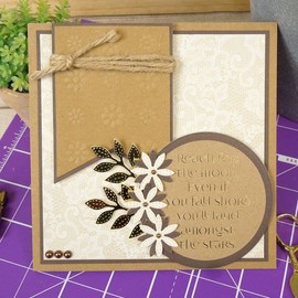 Hunkydory Crafts Perfect Verses Foiled Kraft Paper Pad