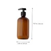 MERRYHAPY 5Pcs Emulsion Storage Bottles Refillable Press Lotion Containers for