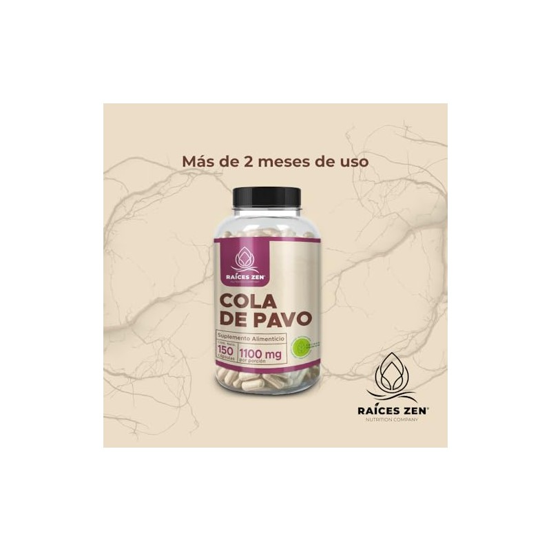 Hongo Cola De Pavo 150 Cápsulas Raíces Zen Super Premium