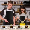 LEFUNDA® Waterproof Apron with 3 Pockets, Adjustable BBQ Apron with